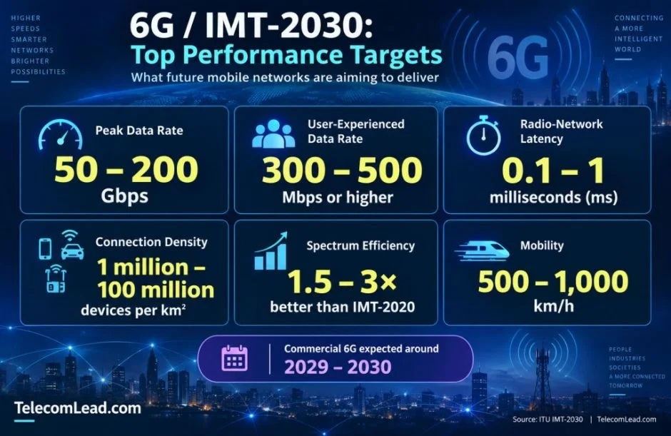 6G Investment Race Begins as Telecom Operators Prepare Networks for 2030 and Accelerate 6G Trials