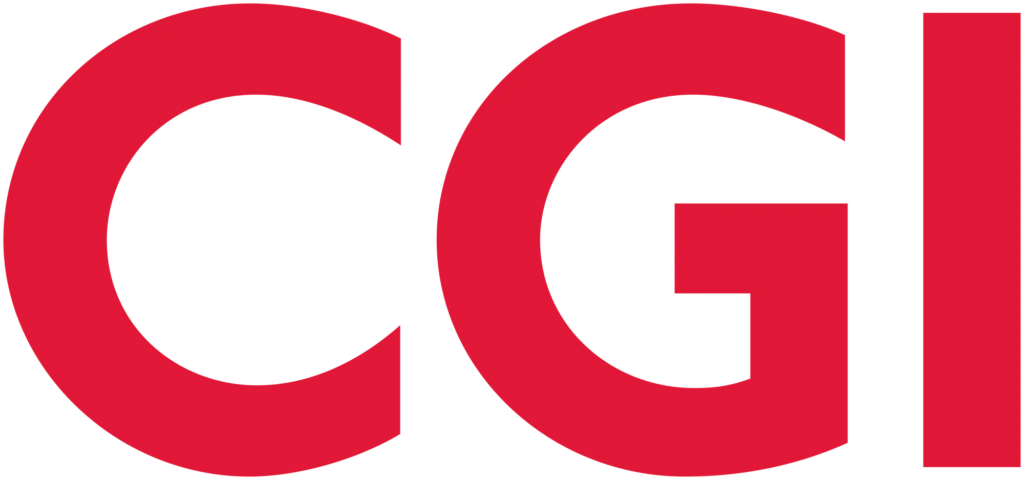 The image shows the CGI logo in bold red letters.